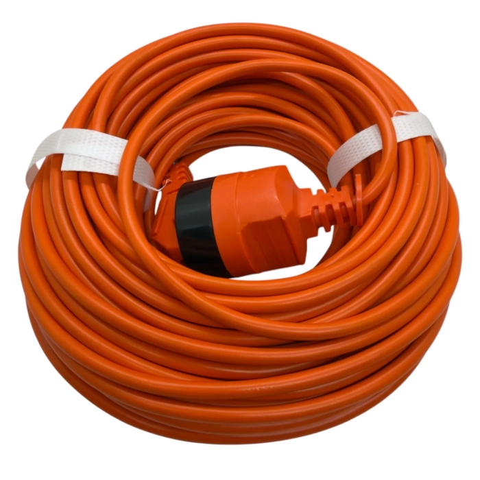 przedłużacz ogrodowy 20mb 2x1.0mm2 bez uziemienia z wtyczką Schuko ELGOTECH PK-1020 