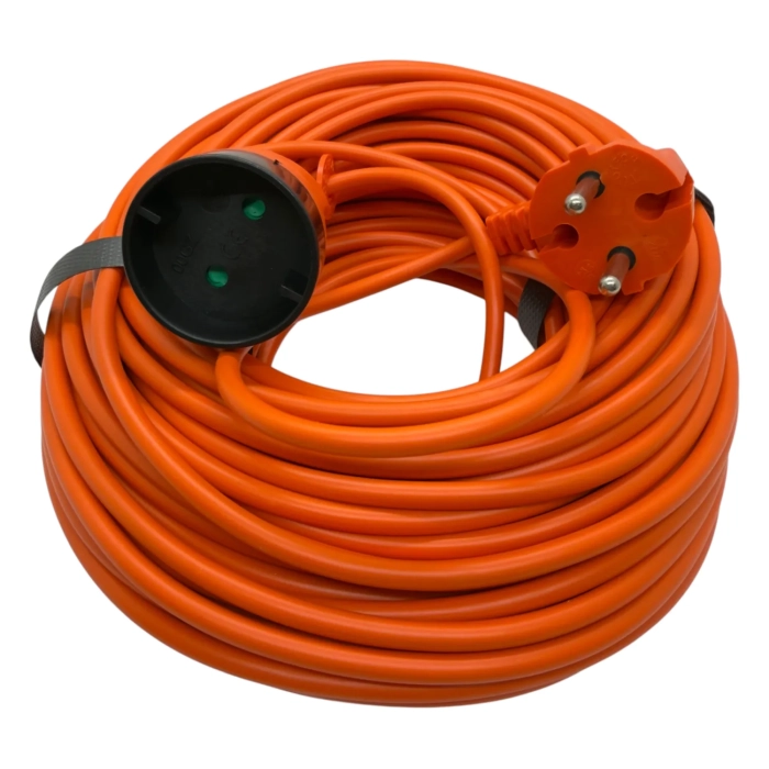 przedłużacz ogrodowy 30mb 2x1.0mm2 bez uziemienia z wtyczką Schuko ELGOTECH PK-1030 