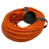 przedłużacz ogrodowy 15mb 2x1.0mm2 bez uziemienia z wtyczką Schuko ELGOTECH PK-1015 