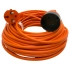 przedłużacz ogrodowy 20mb 2x1.0mm2 bez uziemienia z wtyczką Schuko ELGOTECH PK-1020 