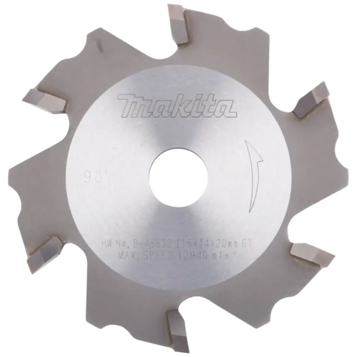 Makita B-48832  frez do rowków (do aluminium) 118x20mm 6z 90st