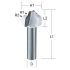 Makita D-11586  frez pr.sima zaokr. 8mm 34,9x46,3mm(z łożyskiem) u:8/ś:34,9/dr14,3/DC46,3/r4,76