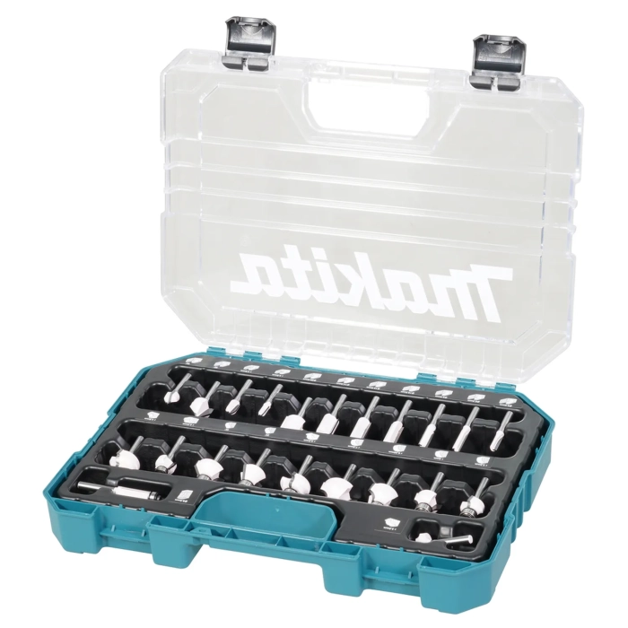 Makita D-78318  zestaw frezów - uniwersalne 6mm (22 szt.)