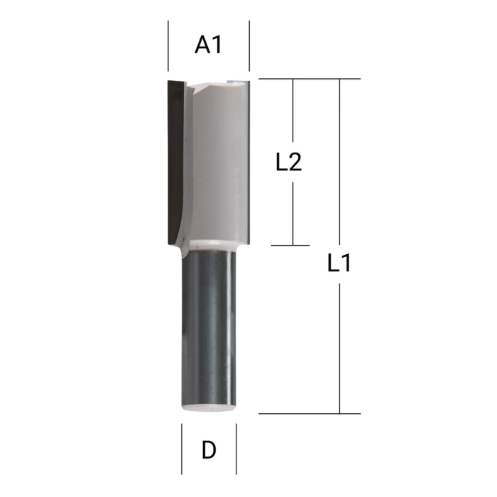 Makita P-78807  frez prosty 8mm 16x52mm (2 ostrza)