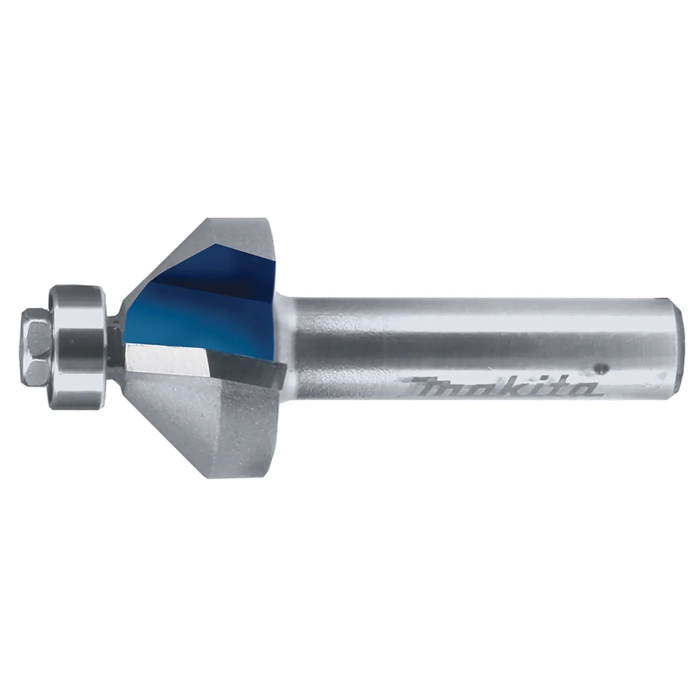Makita P-79083  frez do fazowania 8mm 22x43mm (z łożyskiem) u:8/ś:22/dr:10/dc:43/k:45