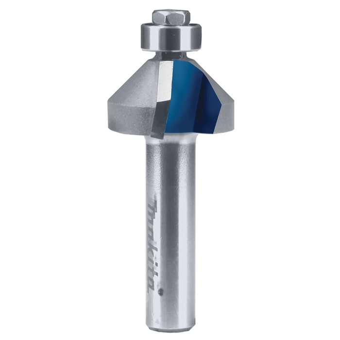 Makita P-79083  frez do fazowania 8mm 22x43mm (z łożyskiem) u:8/ś:22/dr:10/dc:43/k:45