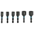 zestaw nasadek 1/4 cala 50 mm Impact Black Makita E-15768 - 6 szt