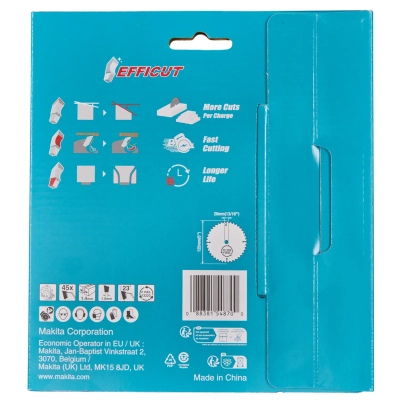 tarcza tnąca 125 x 20 45 zębów Makita B-69462 EFFICUT