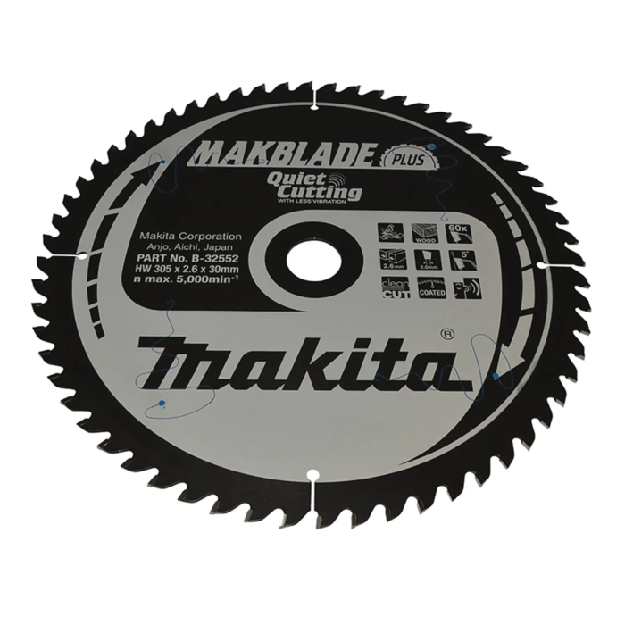 tarcza tnąca 305 x 30 60 zębów Makita B-32552 MAKBLADE PLUS