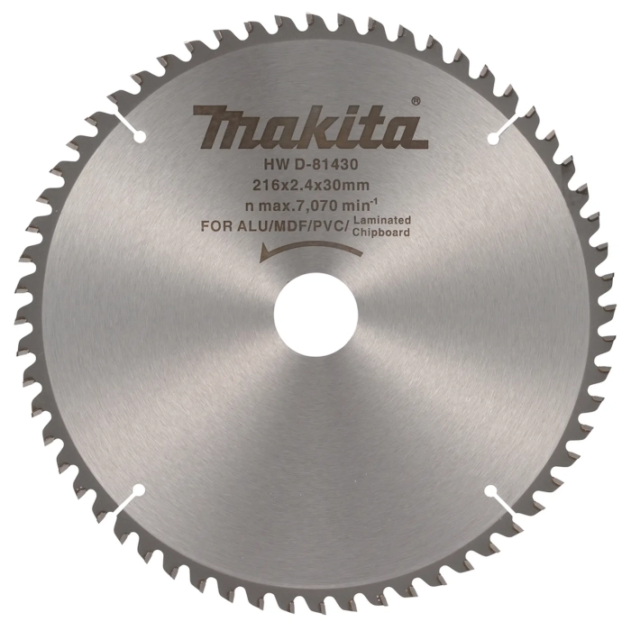 tarcza tnąca 216 x 30 60 zębów Makita D-81430 uniwersalna