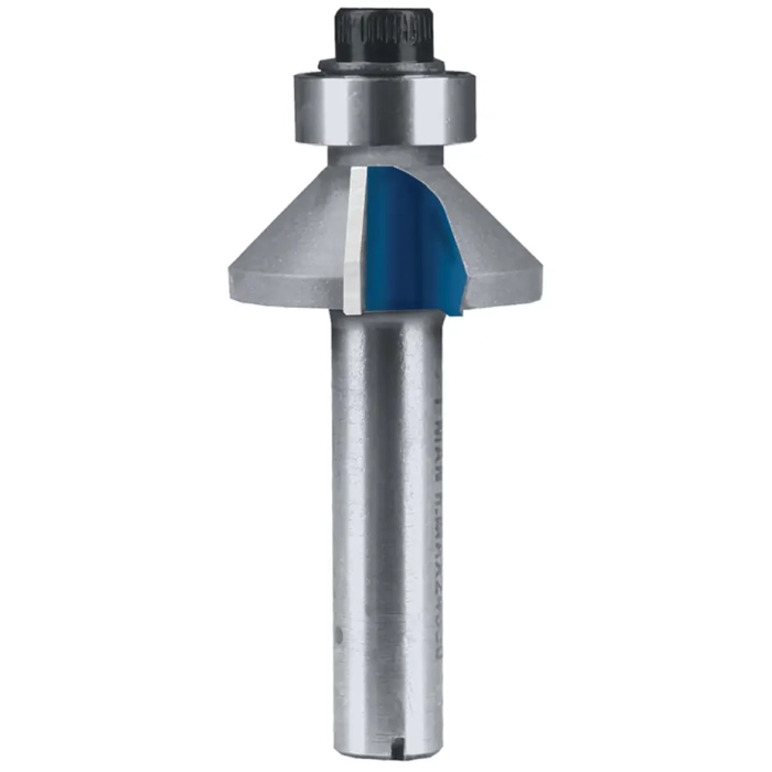 Makita P-79077  frez do fazowania tworzyw 8mm 12x47mm (z łożyskiem) u:8/ś:12/dr:9/dc:47