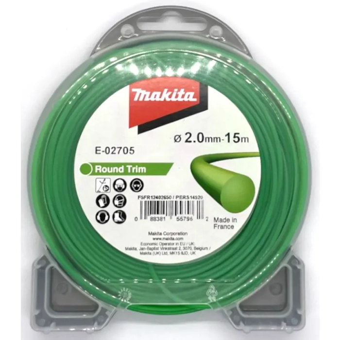 Makita E-02705 żyłka nylonowa okrągła 2,0mm 15m