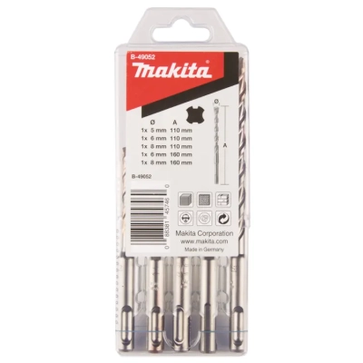 zestaw wierteł V-PLUS sds-plus 5szt Makita B-49052