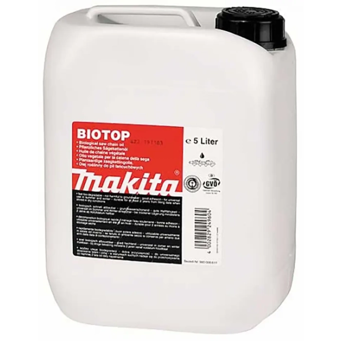 Makita 1910U1-7 olej do smarowania łańcucha w piłach łańcuchowych 5 L BIOTOP