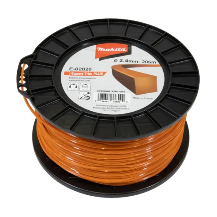 Makita E-02820 żyłka nylonowa kwadrat 2,4mm 206m