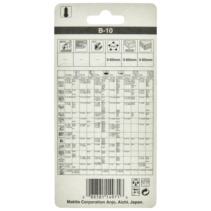 Makita A-85628 brzeszczot B-10 HCS 105x1,25mm 9z/C 5 szt