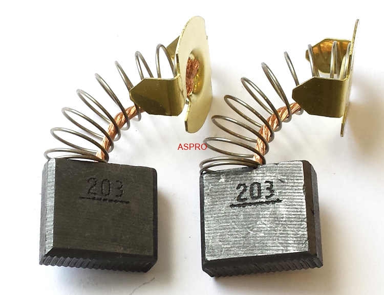 Balais Charbon Makita CB-203 - Lot De 2 - Compatible 5103R/5903R/5143R - 7x18x16mm - HobbyPower24