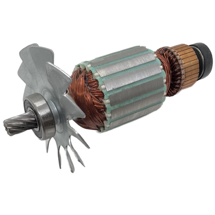 wirnik kompletny ( z pierścieniem JM27000103, łożyskami  JM27000445 i JM27000446 ) Makita JM27000309 do MLT100