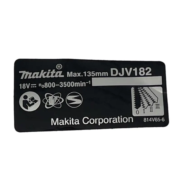 tabliczka znamionowa Makita 814V65-6 do DJV182