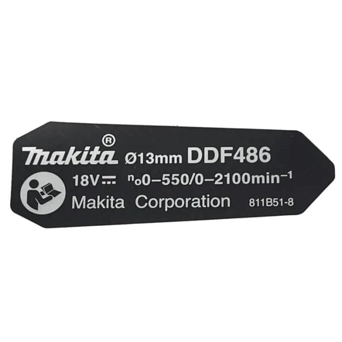 naklejka Makita 811B51-8 do DDF486