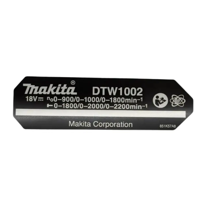 tabliczka znamionowa Makita 851K57-8