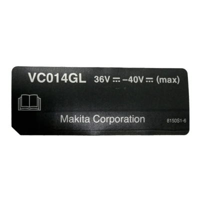 Makita 8150S1-6 tabliczka znamionowa do VC014GL