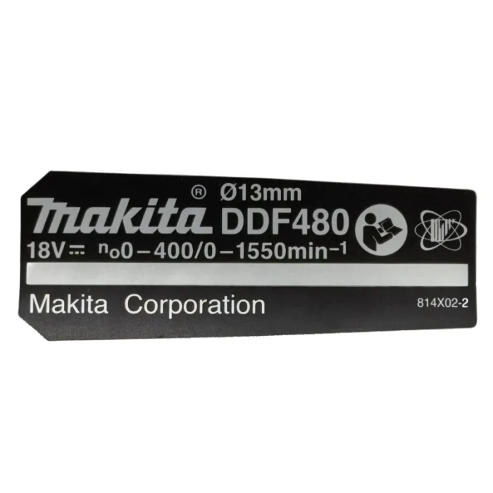 tabliczka znamionowa Makita 814X02-2 do DDF480