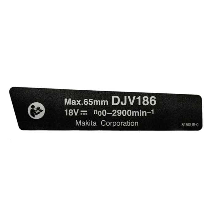Makita 8150U6-0 tabliczka znamionowa do DJV186