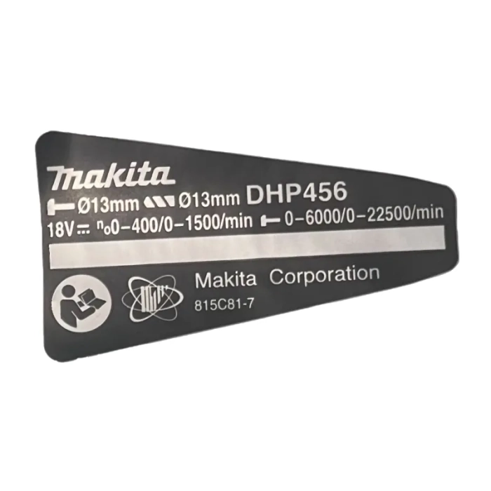 Makita 815C81-7 tabliczka znamionowa do DHP456