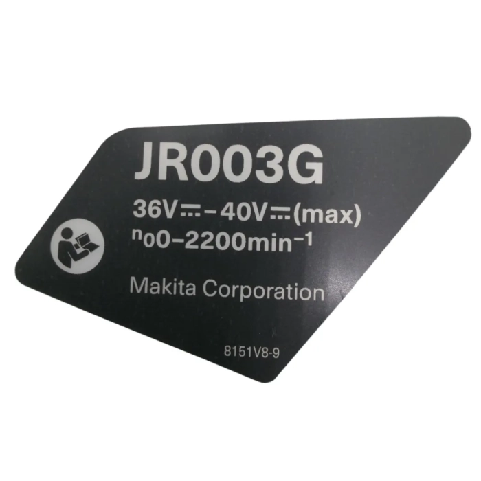 Makita 8151V8-9 tabliczka znamionowa do JR003G