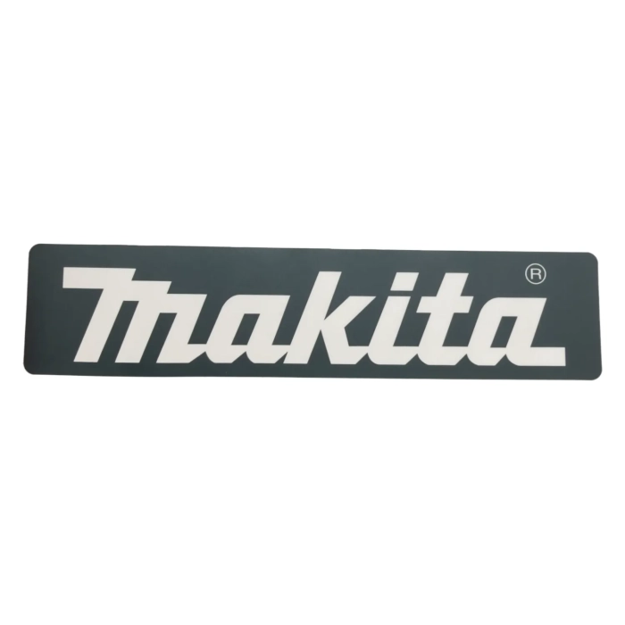 Makita 819212-2 naklejka - logo MAKITA do 4350CT 4350FCT 4351CT 4351FCT CA5000 DJV142 DJV180 DJV181 DJV182 DSP600 LF1000