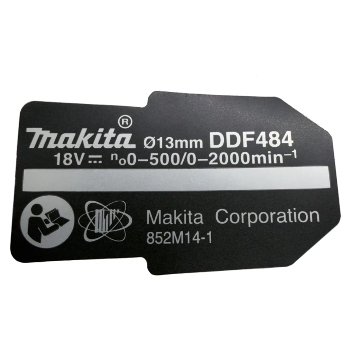tabliczka znamionowa Makita 852M14-1 do DDF484