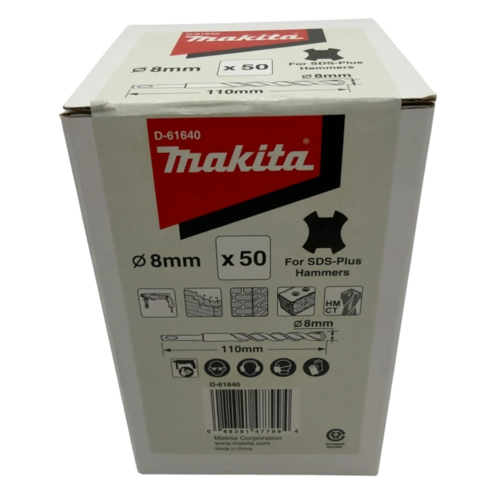 wiertło sds-plus 8x50/110mm ECONOMY 50szt Makita D-61640