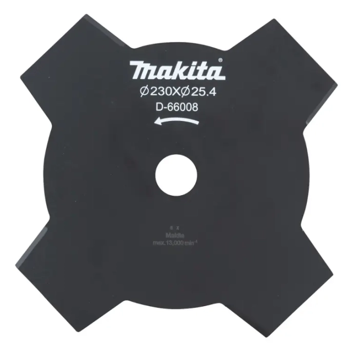 4-zębny nóż tnący 230mm x 4zęby x 25,4mm Makita D-66008